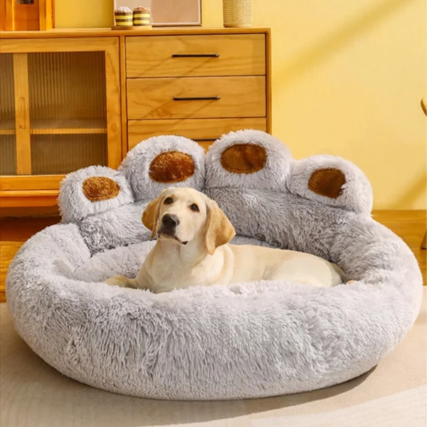 Sofá-cama para cães pequenos, acessórios quentes, tapete de cama para cães grandes, canil, macio, lavável, cesta média para filhotes e gatos