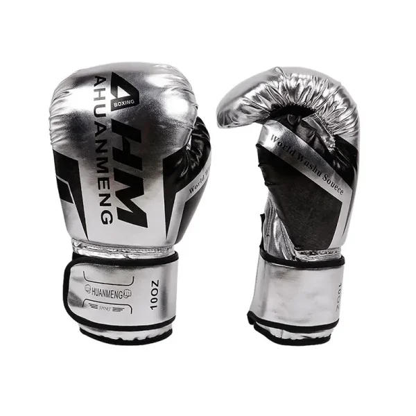 Luvas de boxe douradas, luvas de couro pu para homens, saco de areia, muay thai, combate, adulto, muay thai, luva de competição