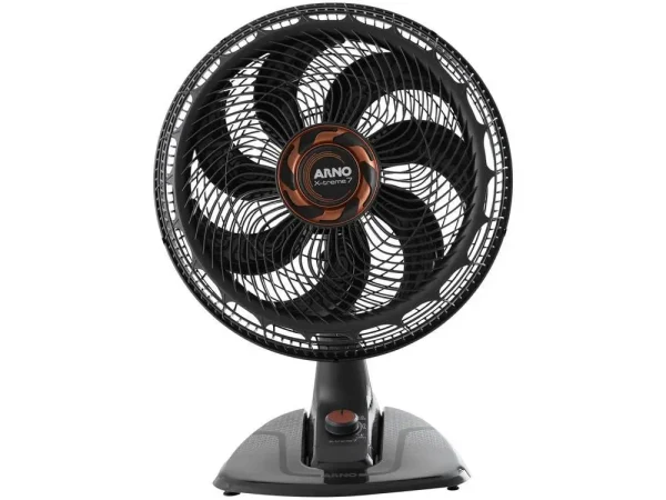 Ventilador de Mesa Arno X-Treme 7 40cm 7 Pás 3 Velocidades Cinza e Cobre - 220V