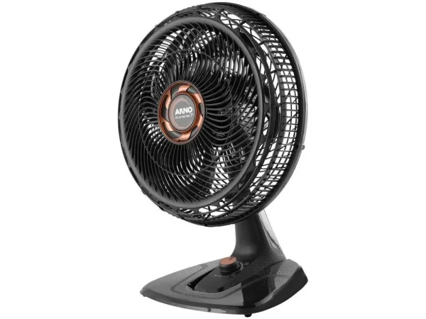 Ventilador de Mesa Arno X-Treme 7 40cm 7 Pás 3 Velocidades Cinza e Cobre - 220V - Image 4