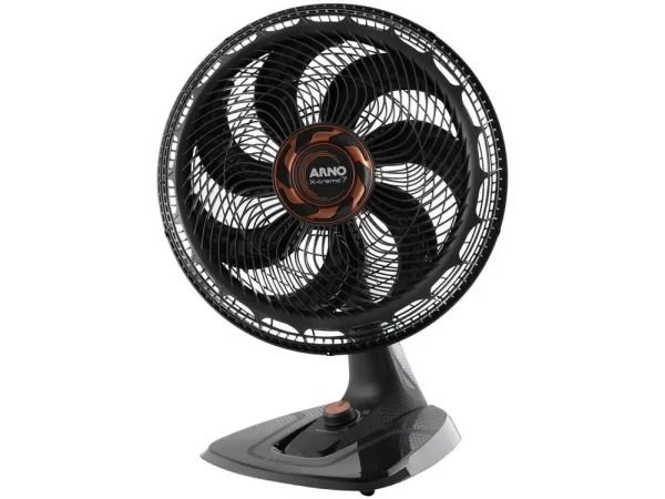 Ventilador de Mesa Arno X-Treme 7 40cm 7 Pás 3 Velocidades Cinza e Cobre - 220V - Image 5