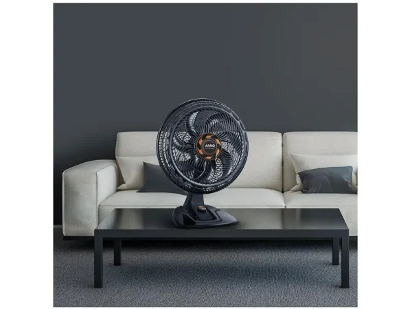 Ventilador de Mesa Arno X-Treme 7 40cm 7 Pás 3 Velocidades Cinza e Cobre - 220V - Image 3