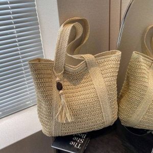 Bolsa de Palha de Verão: Artesanal, Grande Capacidade e Tendência da Estação | De R$ 269,99 por R$ 199,90!